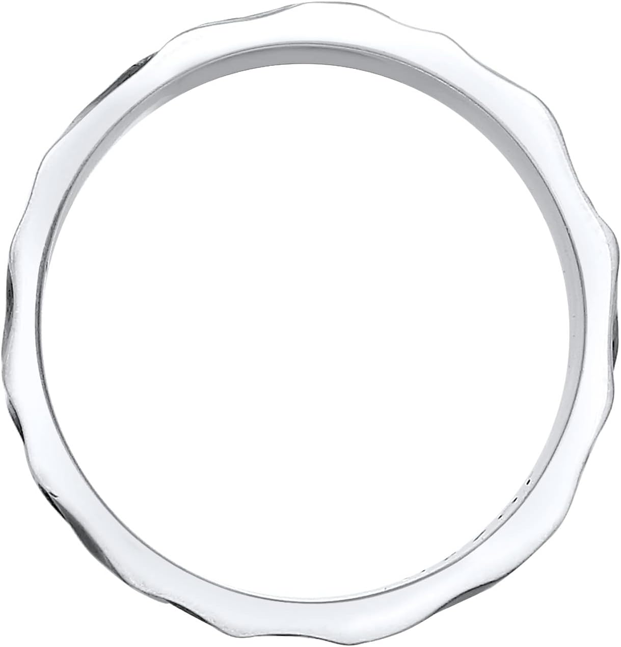 Detalle de Kuzzoi Herrenring im Hammerschlag-Design (925 Sterling Silber), massiver Bandring 10 mm, oxidiert, Ringgröße 54–66