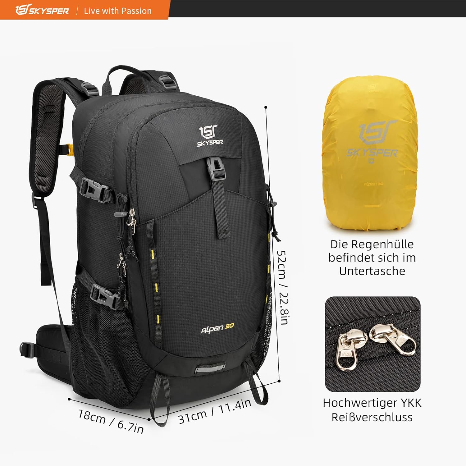 Thumbnail 1 de SKYSPER Wanderrucksack 30L Trekking