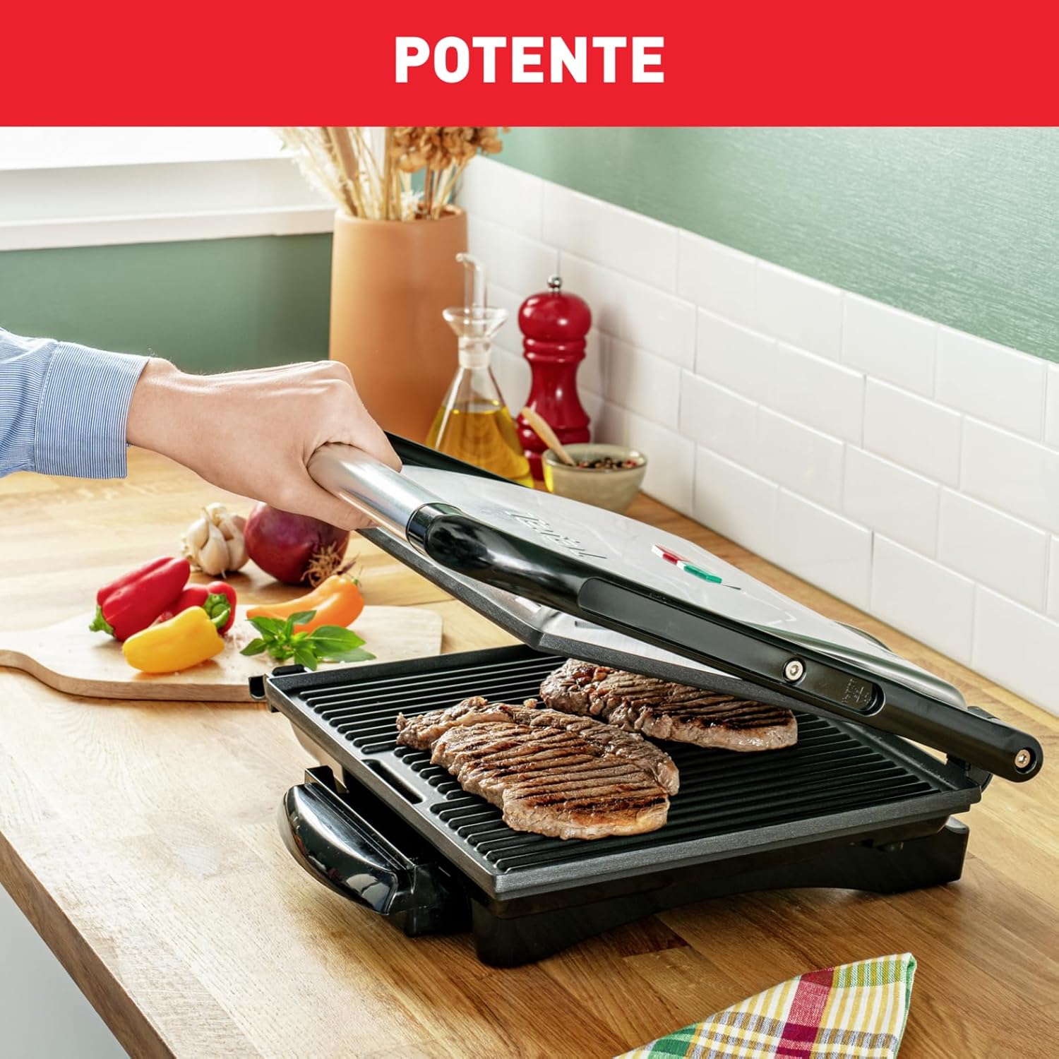 Thumbnail 3 de Tefal GC241D Grill 2000W: Placas antiadherentes y bandeja