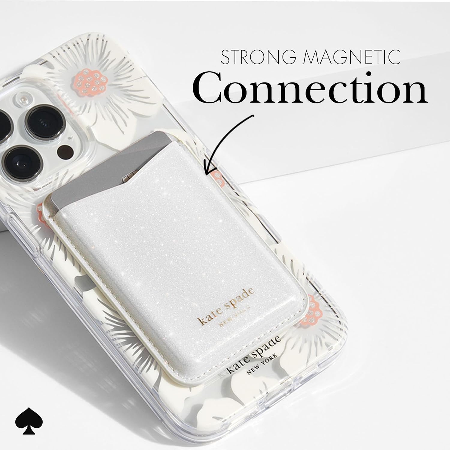 Thumbnail 3 de kate spade new york Magnetic Wallet Card Holder — MagSafe compatible