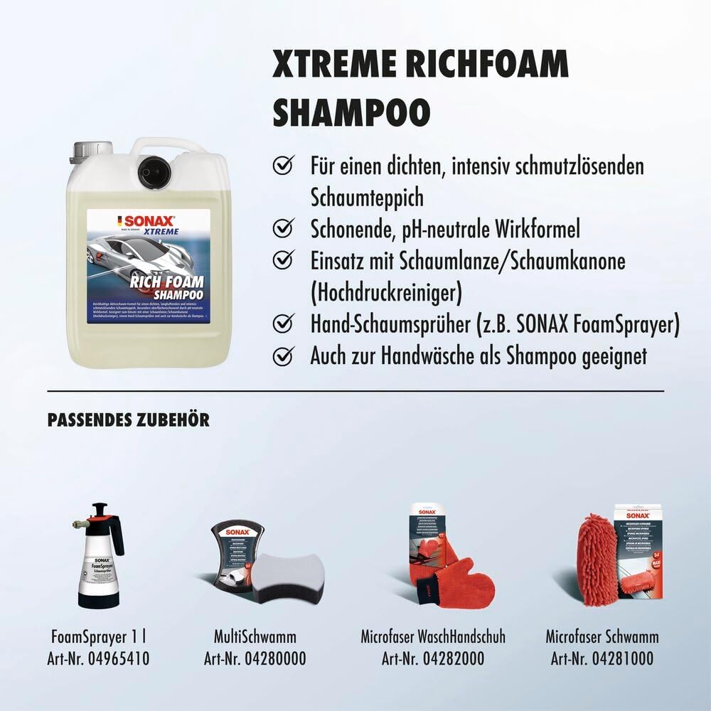 Thumbnail 2 de SONAX XTREME RichFoam Shampoo 5 L