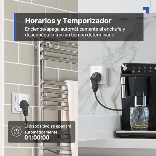 Detalle 2 de Tapo P110M: Mini enchufe inteligente Wi‑Fi con monitoreo de energía
