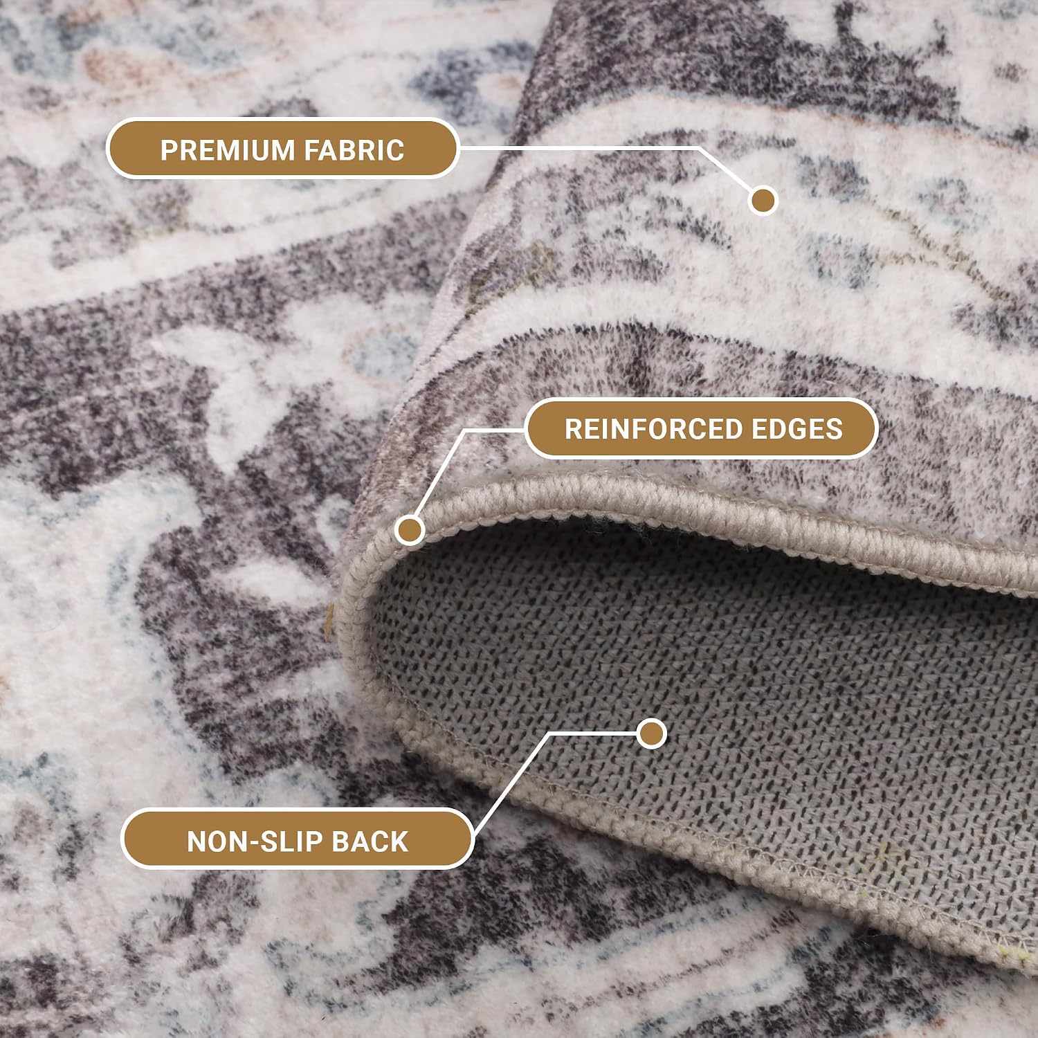 Thumbnail 1 de Aspire Harmony Cashmere Rug 60x110 cm