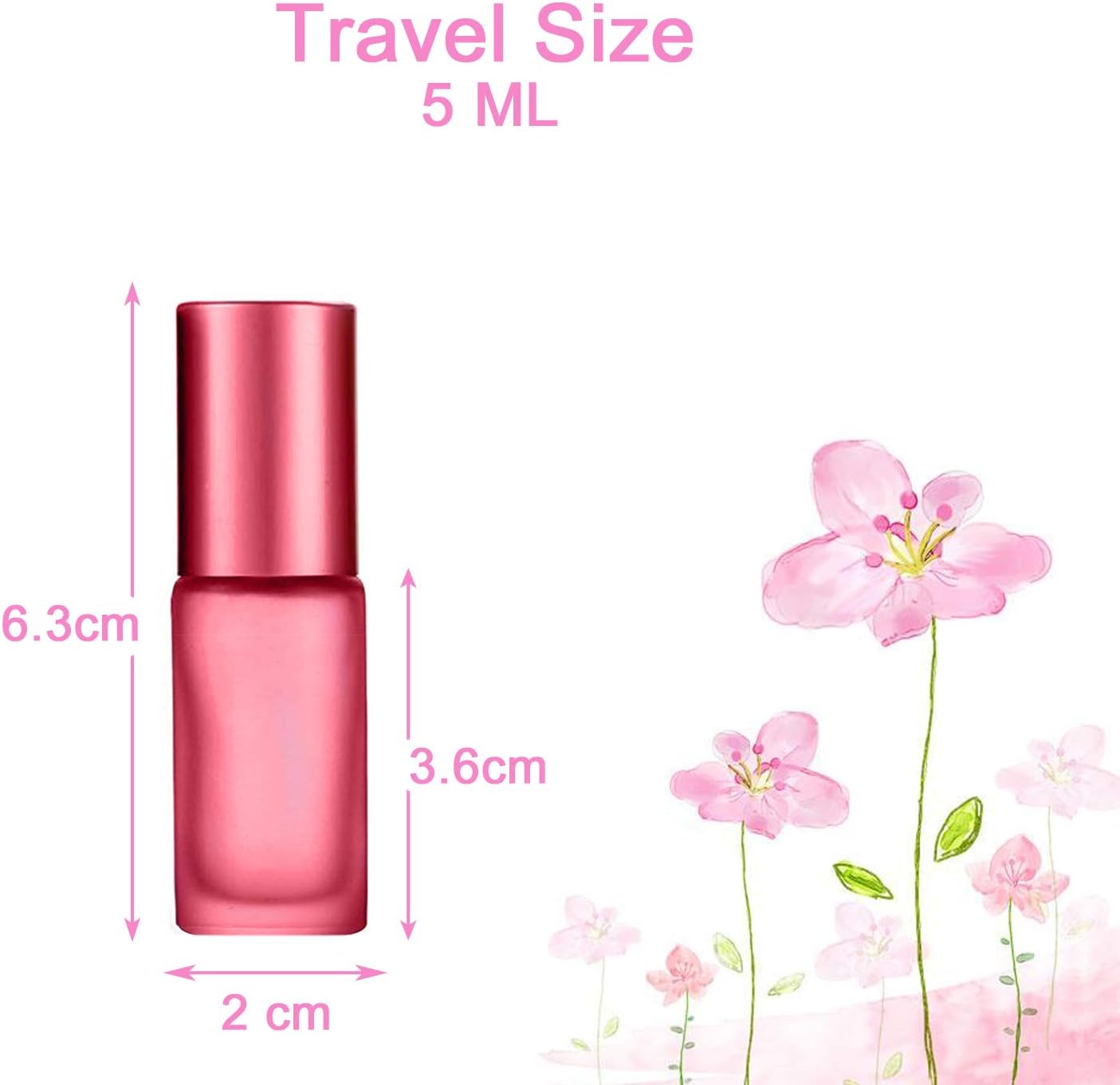 Detalle de JamHooDirect 5ml roller bottles 6pc