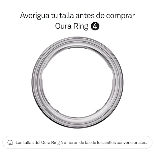 Detalle 2 de Oura Ring 4 Silber Größe 8 – 8 Tage Batterie