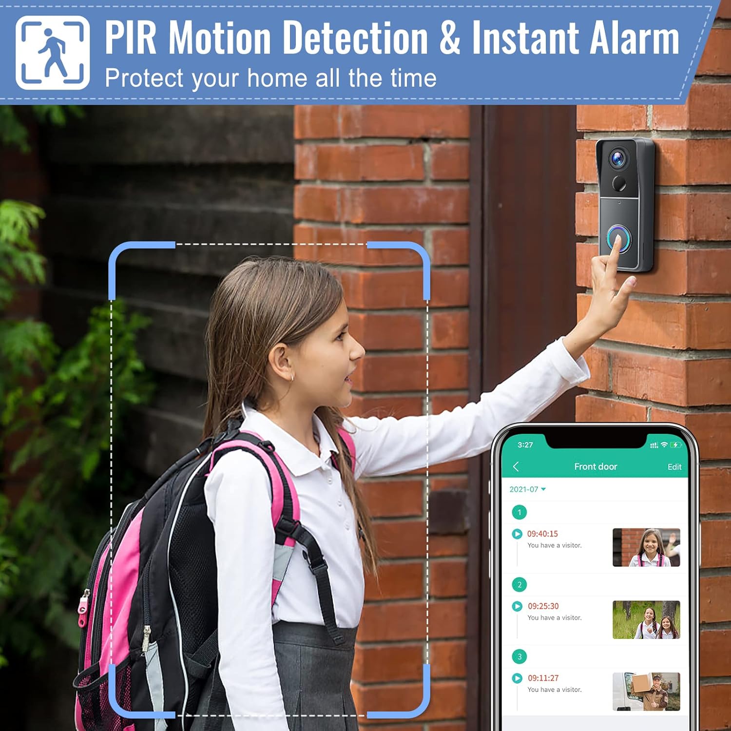 Thumbnail 2 de XTU Wireless WiFi Video Doorbell Camera 2K doorbell