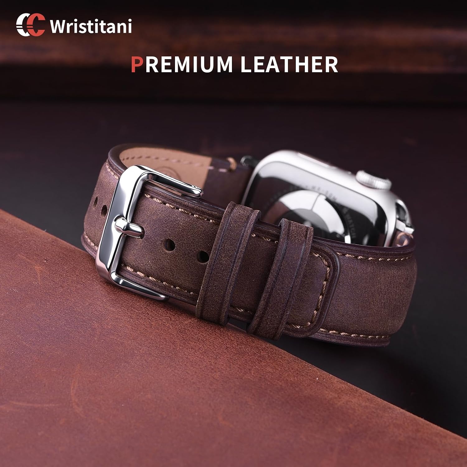Thumbnail 1 de Wristitani 3 Pezzi Cinturini in Pelle per Apple Watch: compatibilità ampia e stile intramontabile