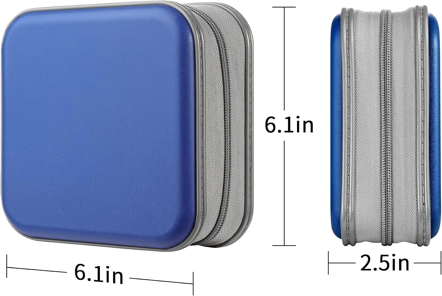Thumbnail 6 de LIOVODE CD Wallet 48 Capacity: Portable Binder for CD/DVD/Discs (Blue)
