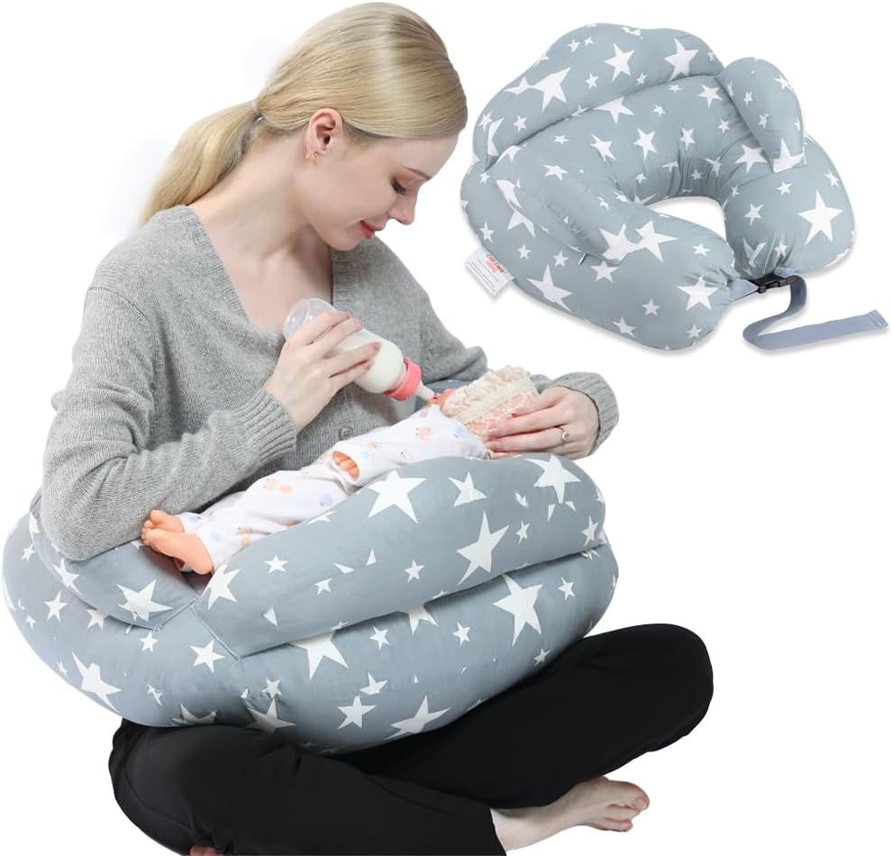 Chilling Home Coussin Allaitement XXL – Support ergonomique pour Bébé et Maman