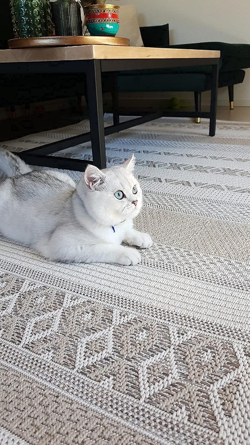 Thumbnail 5 de the carpet Calgary Alfombra beige 120 cm