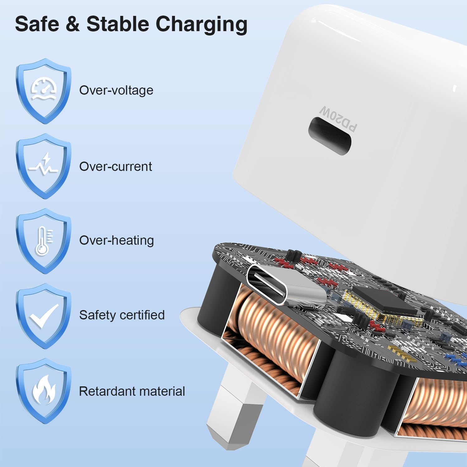 Thumbnail 2 de Apple iPhone 17 20W Fast Charger 2-pack