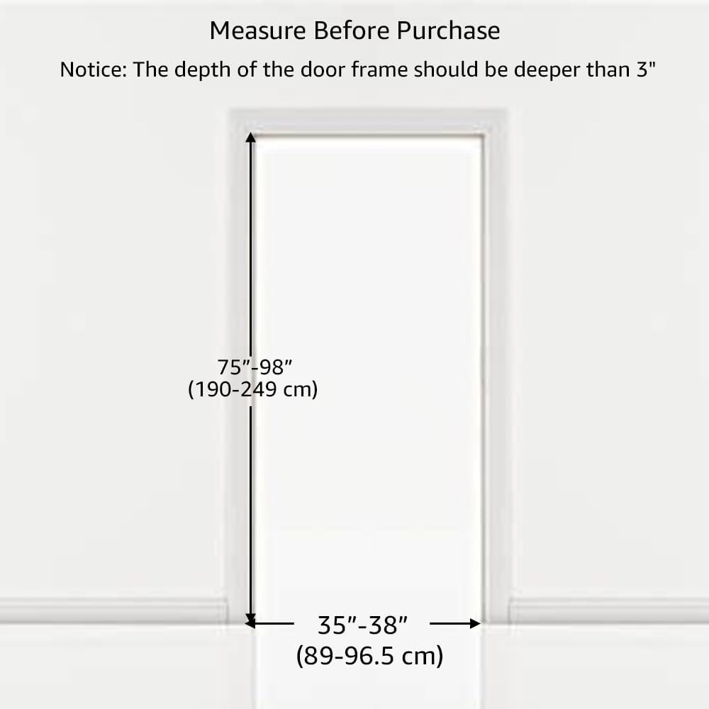 Thumbnail 6 de unipaws 218 cm High Extra Tall Cat Gate – Upgraded 3- Pillar Stability, Auto Close, No Drilling