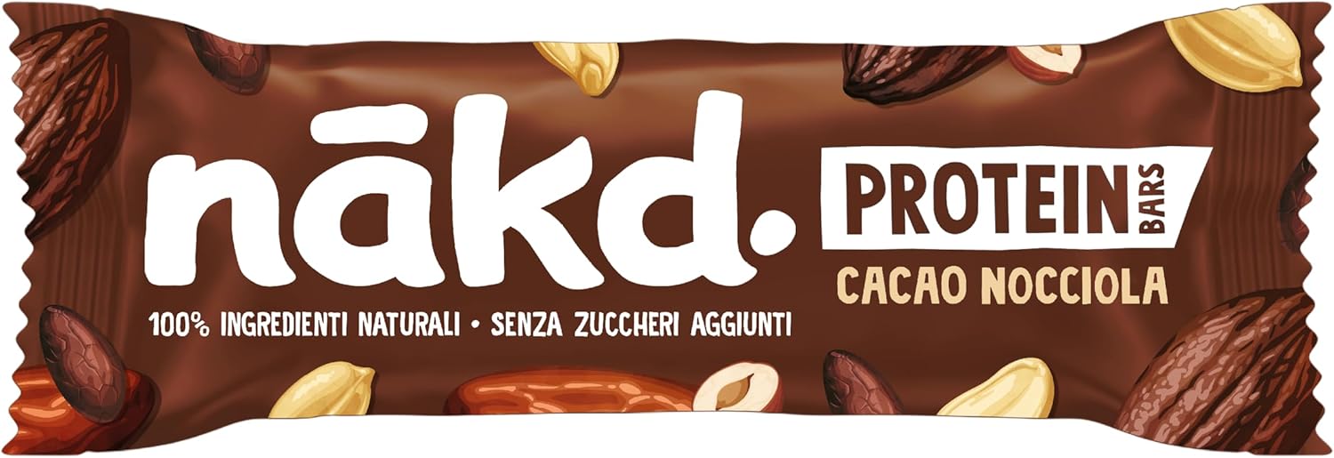 Thumbnail 2 de Nākd. Protein Cacao Nocciola – Barre Proteiche con 7 g di proteine vegetali