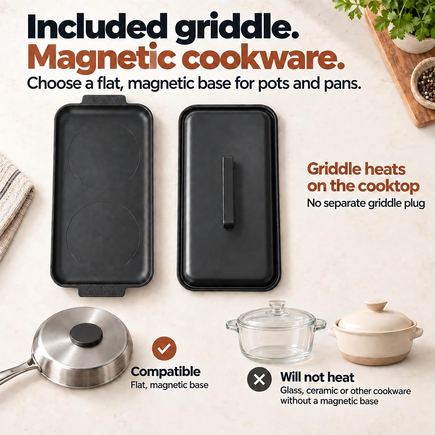 Thumbnail 5 de COOKTRON Portable Induction Cooktop 1800W