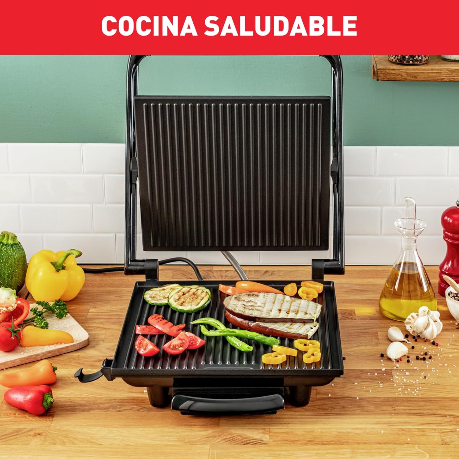 Thumbnail 5 de Tefal GC241D Grill 2000W: Placas antiadherentes y bandeja