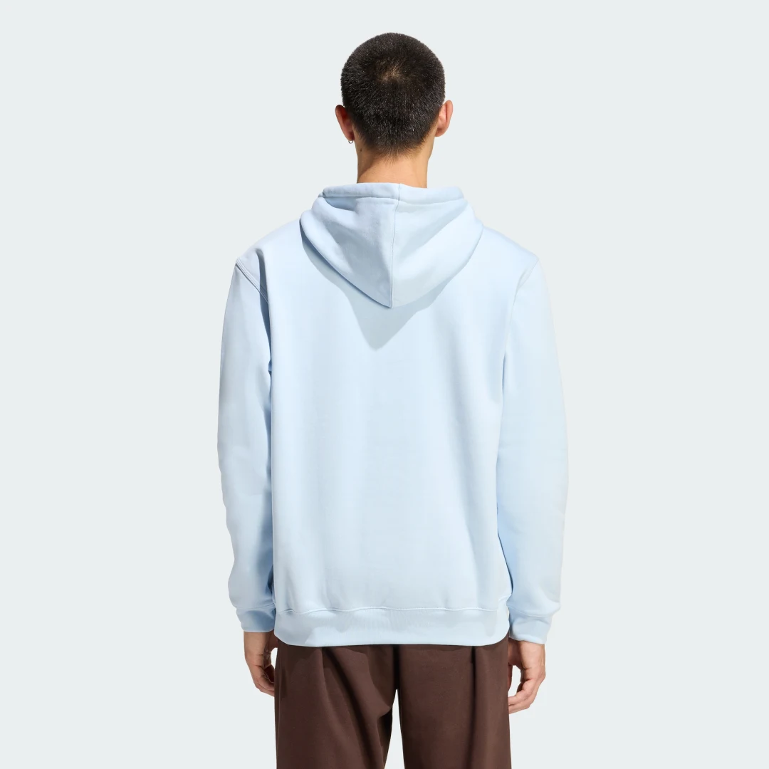 Detalle 2 de Sudadera holgada con capucha Trefoil Essentials de Adidas