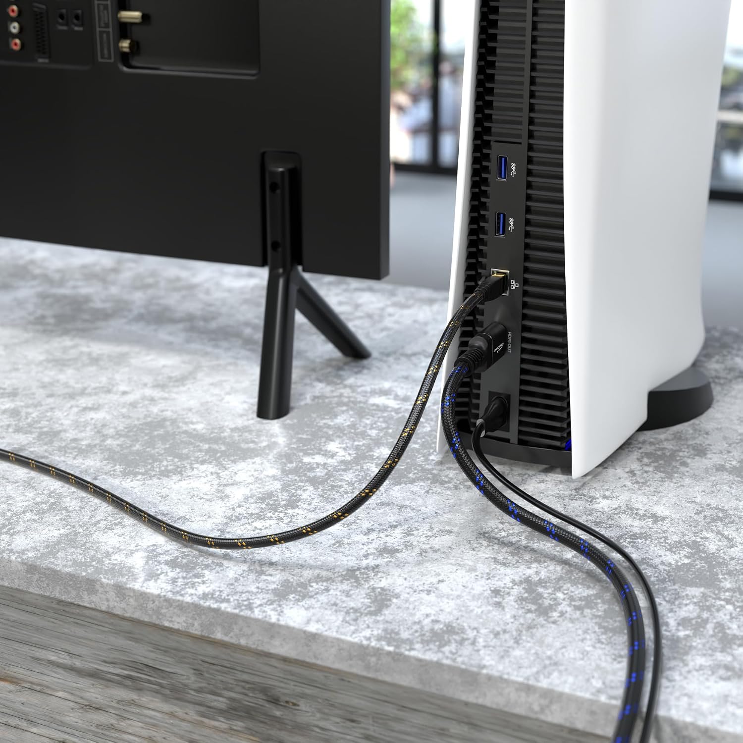 Thumbnail 3 de KabelDirekt Cavo Ethernet CAT7 1,5 m: tripla schermatura SF/FTP e rivestimento in nylon per 10 Gbps