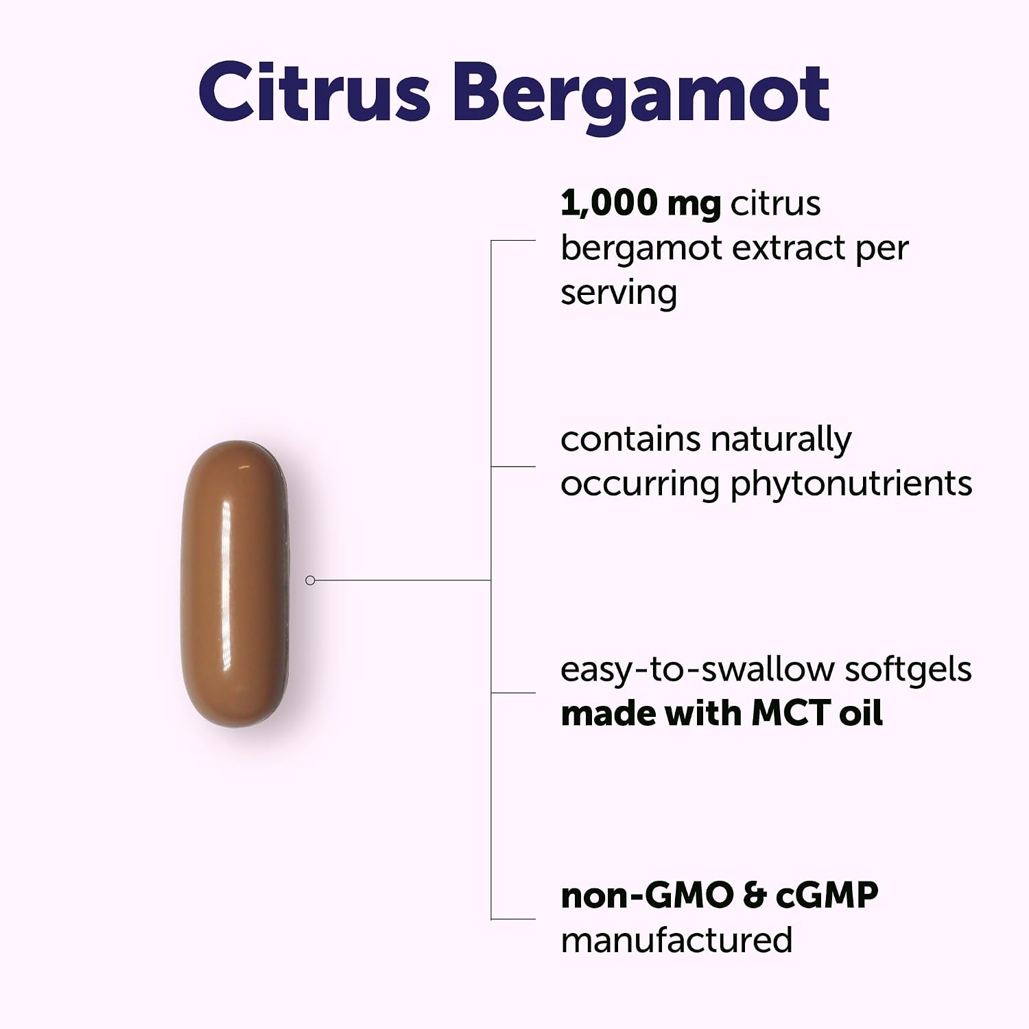 Detalle 2 de Micro Ingredients Citrus Bergamot Supplement 240 Softgels