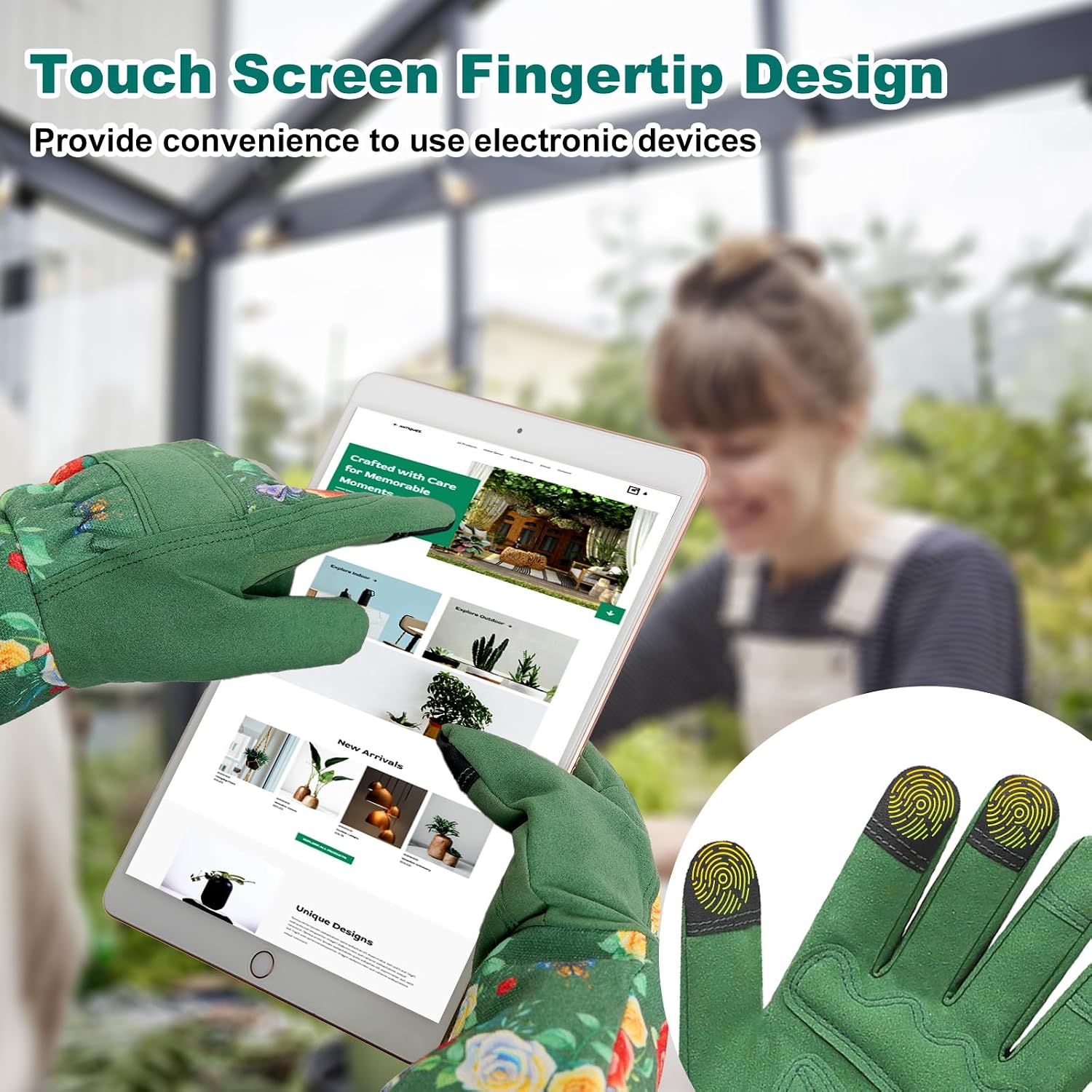 Thumbnail 4 de DLY Gardening Gloves for Women Medium