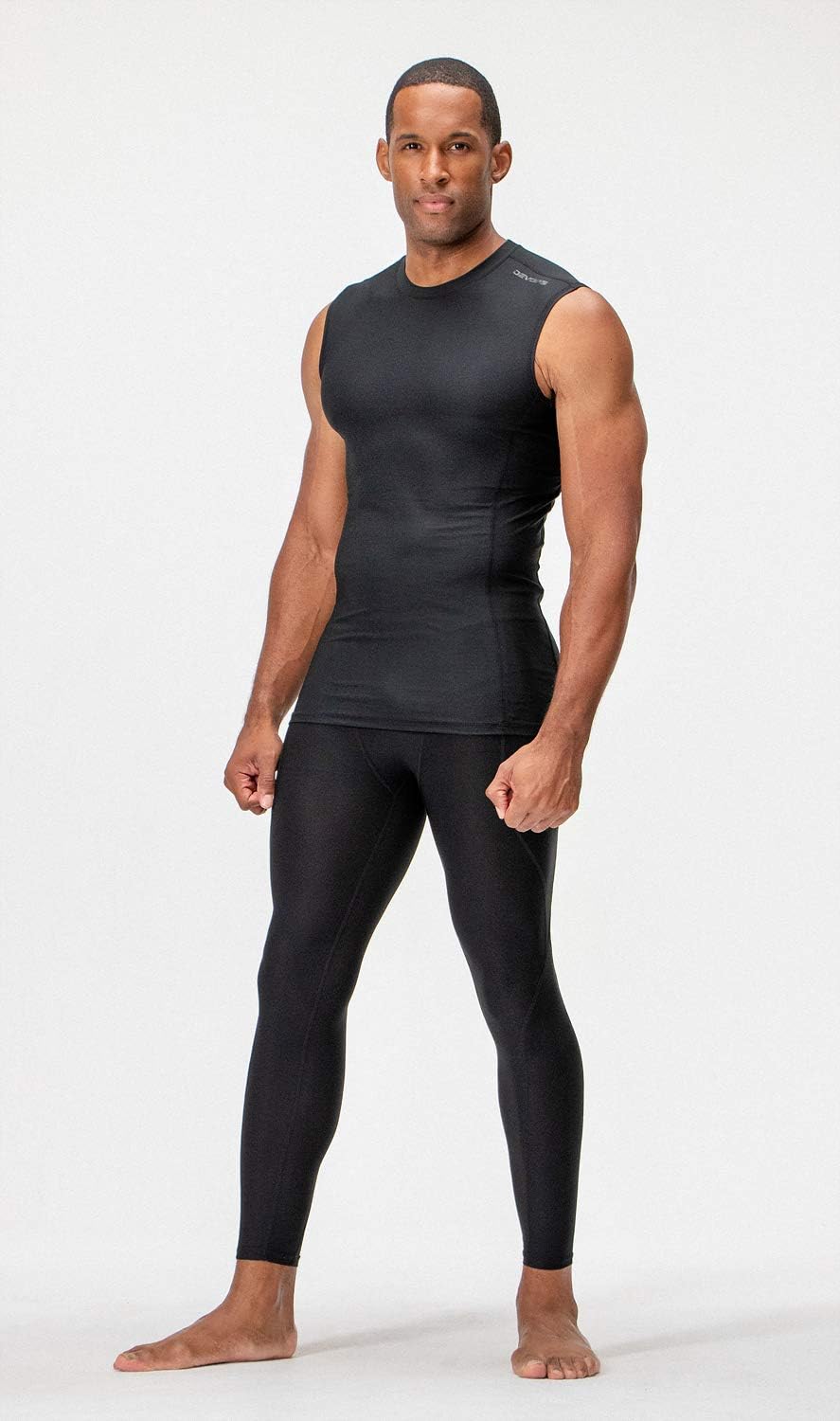 Detalle 2 de DEVOPS 3 Pack Compression Sleeveless Shirts