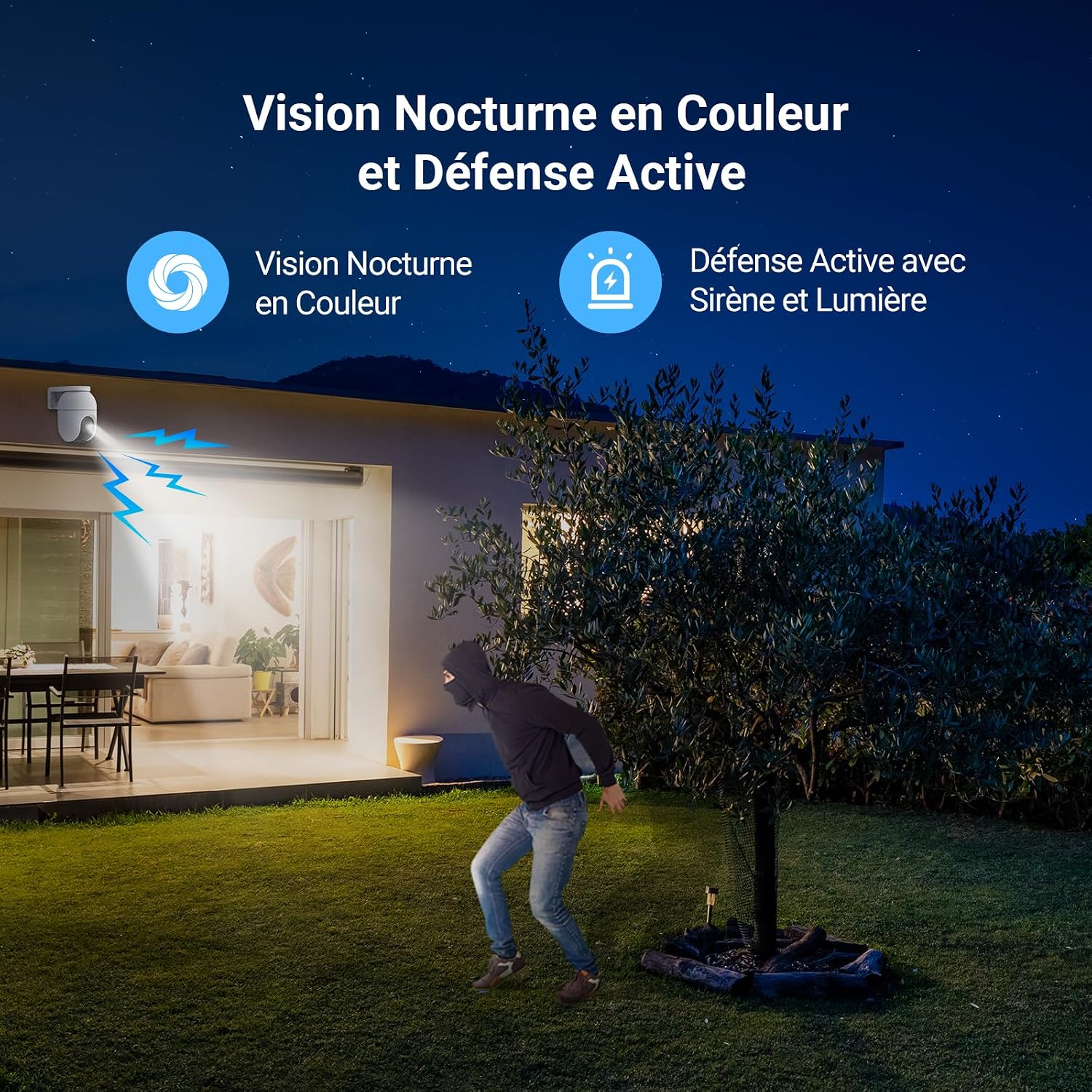 Thumbnail 5 de EZVIZ C8c 2MP caméra surveillance extérieure 360° avec suivi