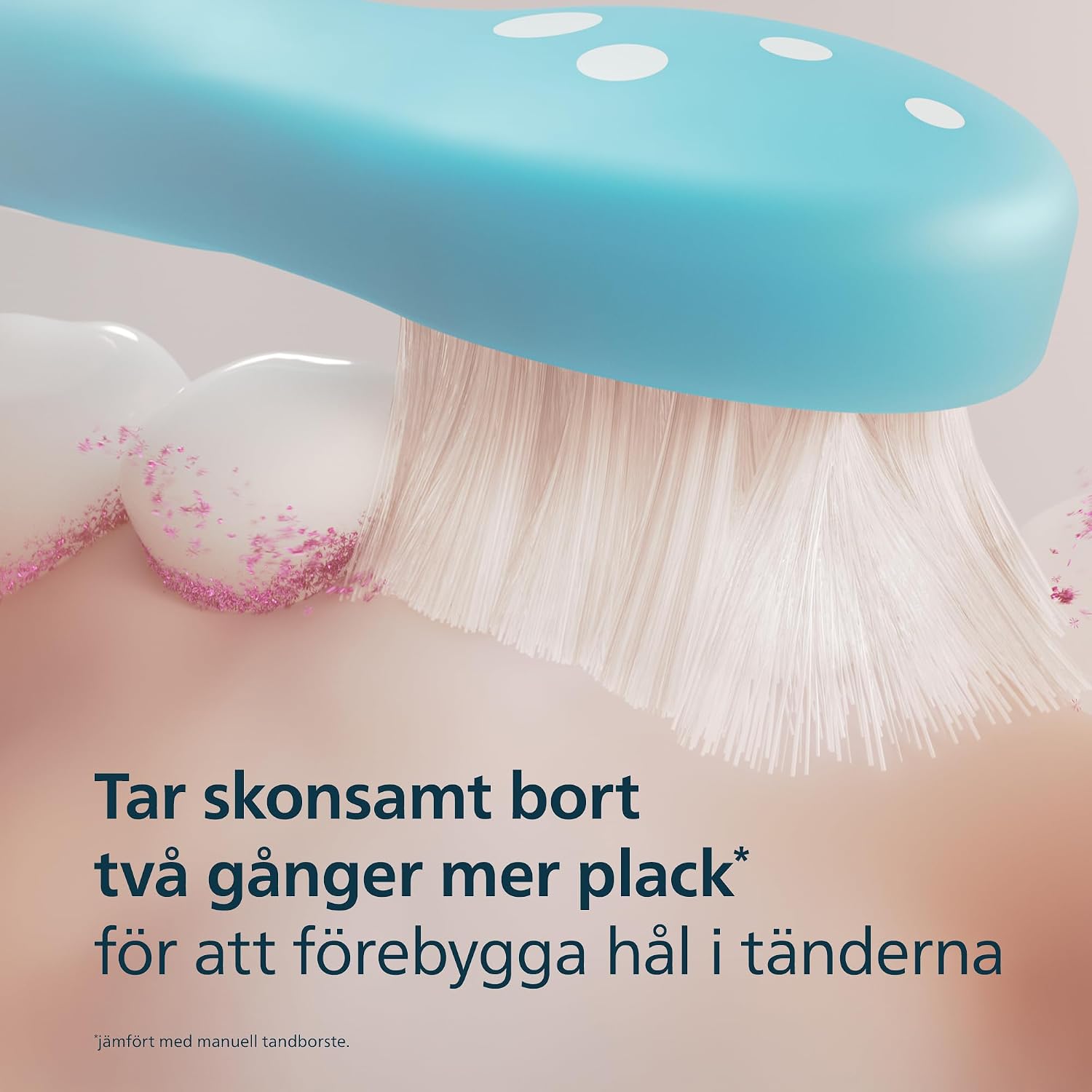 Detalle de Philips Sonicare for Kids HX6500/23 eltandborste för barn med två lägen