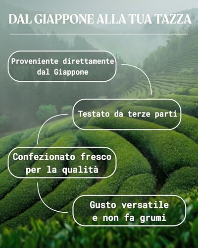 Thumbnail 2 de NaturaleBio Matcha Premium Giapponese Bio in Polvere con L-Teanina – Matcha per uso quotidiano