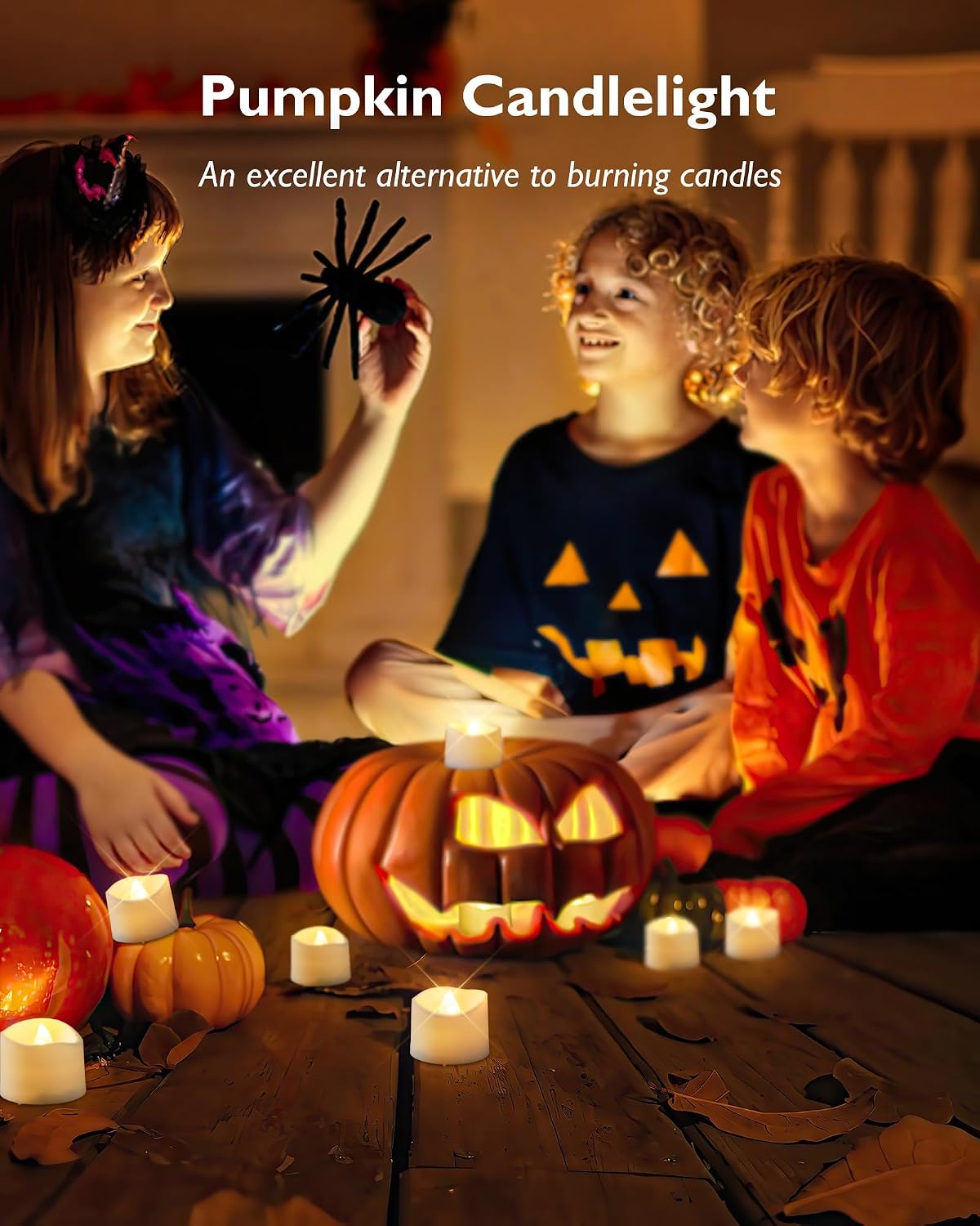 Thumbnail 6 de Homemory HMCLTLTIME LED Tea Lights, Warm White, Timer, 12-Pack