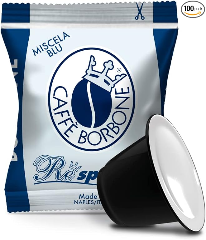 Imagen de Caffè Borbone Respresso Azul ☕ 100 Cápsulas para Nespresso en OfertitasTOP