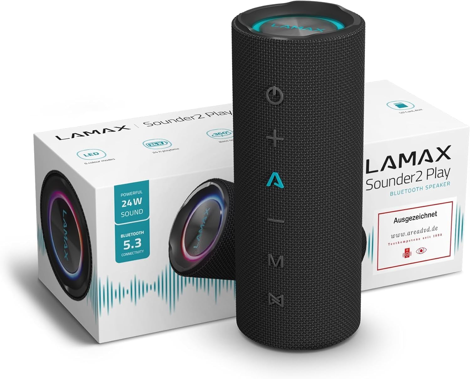 Detalle de LAMAX Sounder2 Play 24 W Bluetooth Lautsprecher 🔊