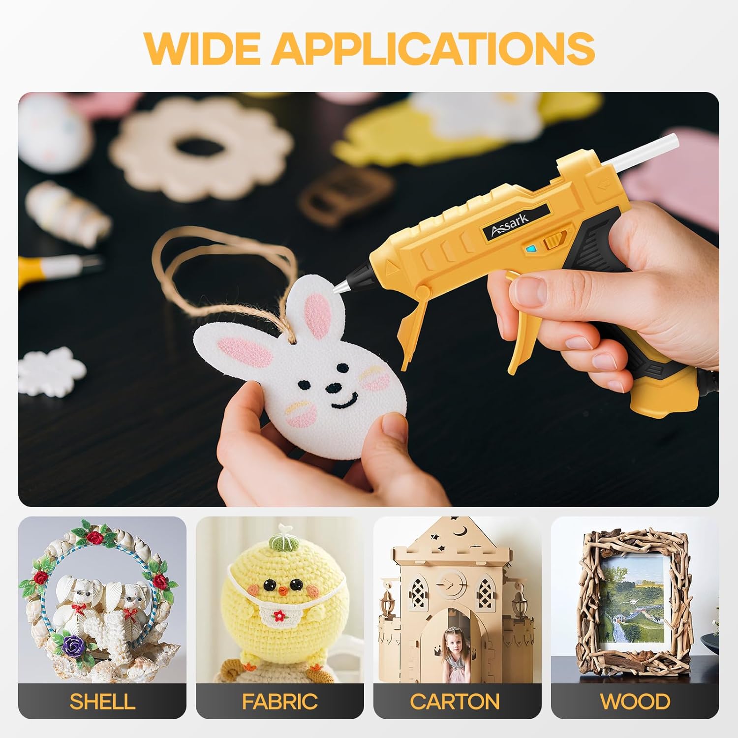 Thumbnail 5 de Assark 50W Hot Glue Gun Kit