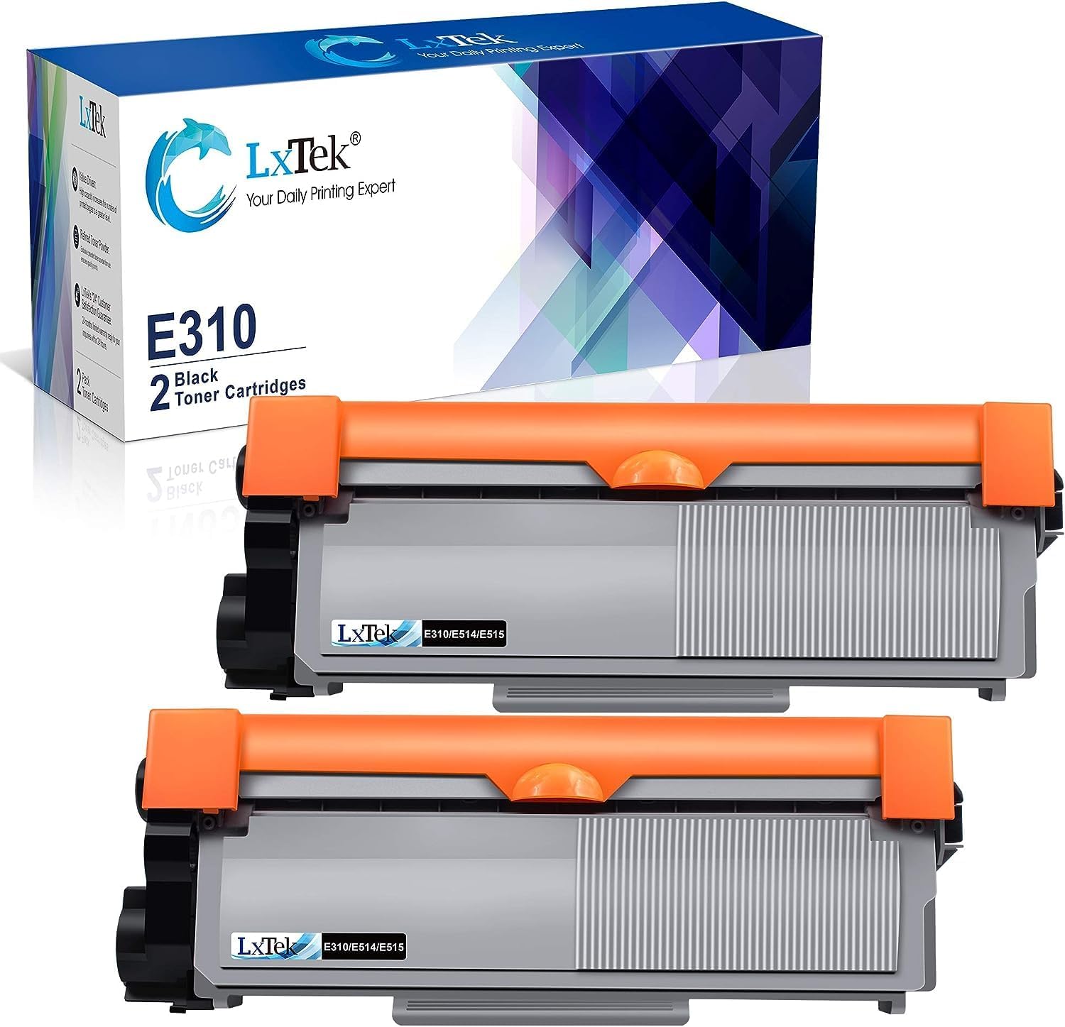 Detalle de LxTek Compatible Toner Cartridges, 2-Pack