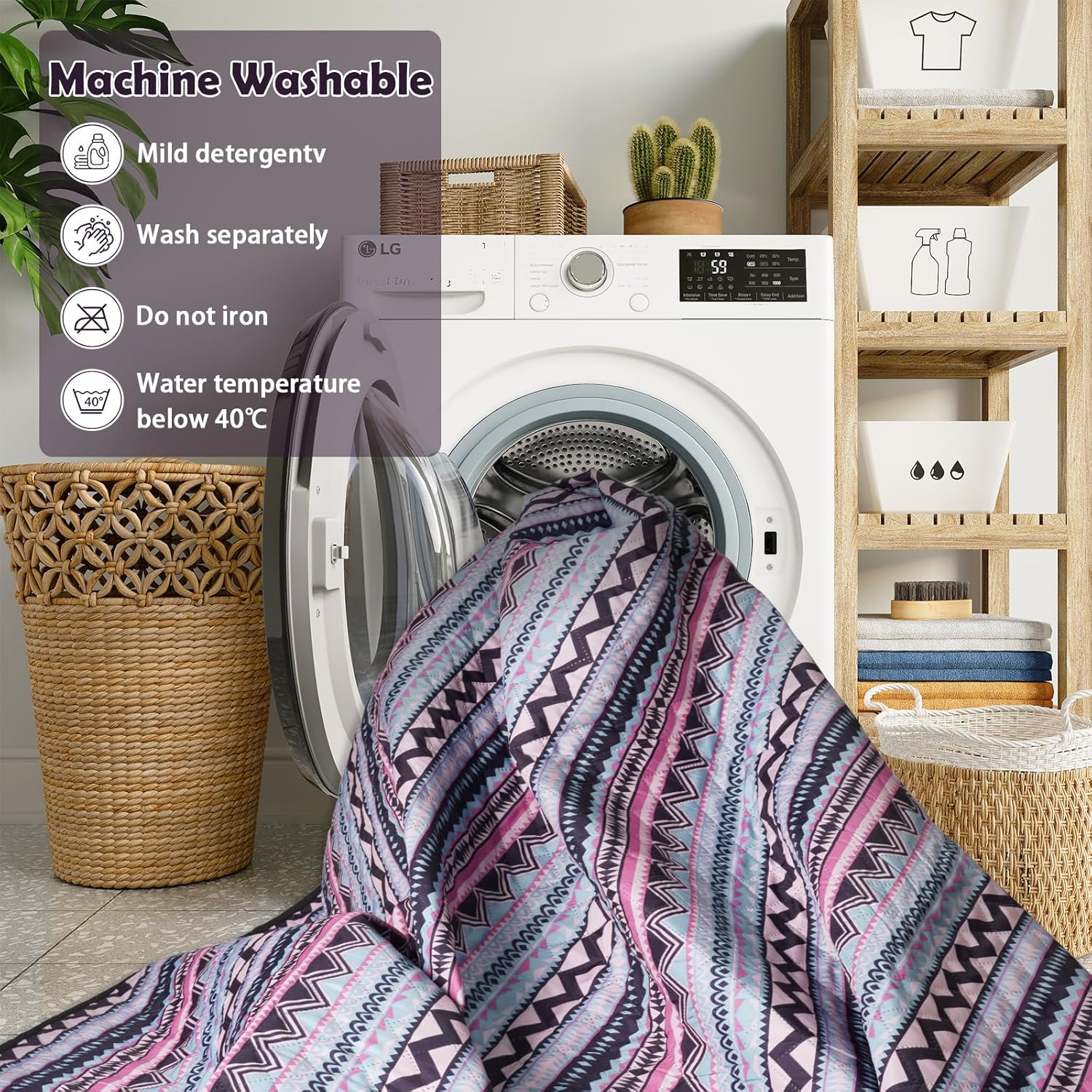 Thumbnail 3 de Ergohortus Picnic Blanket Waterproof, Extra Large 200x200 cm: A practical outdoor companion