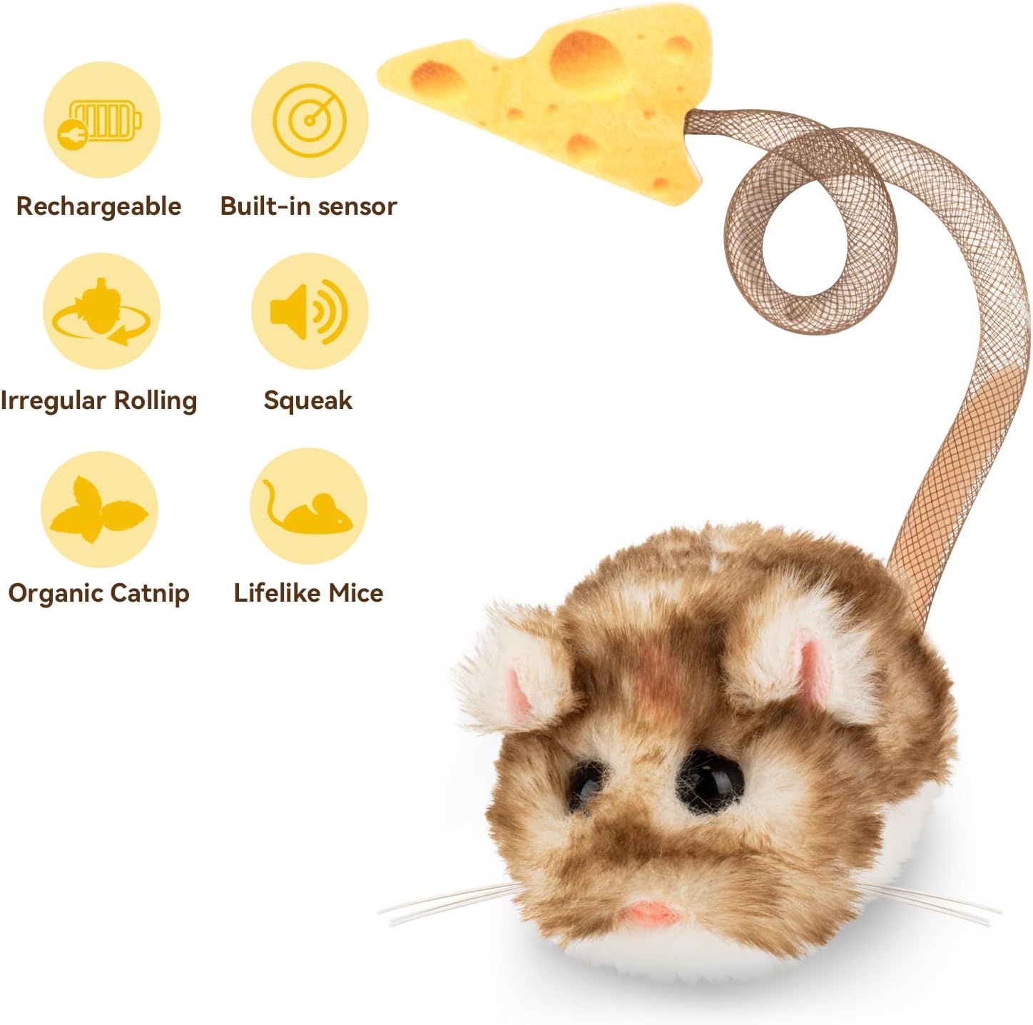 Thumbnail 3 de Migipaws Migimouse 360° rolling interactive cat toy 🐱