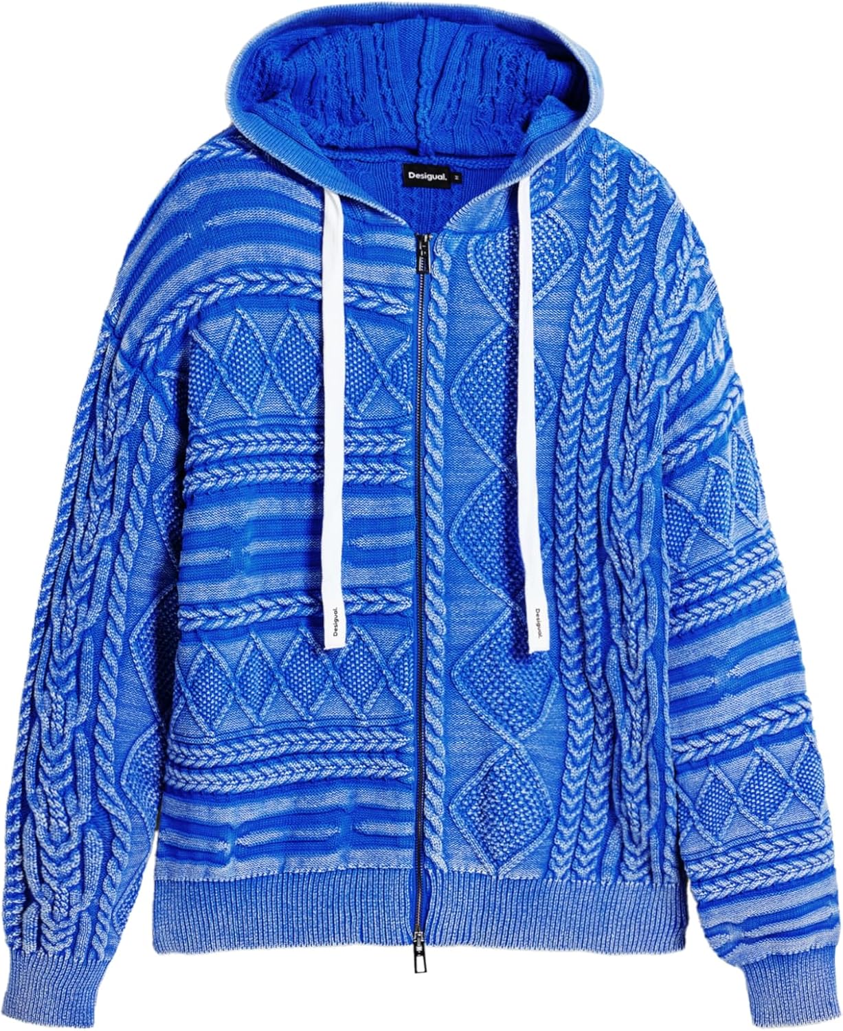 Thumbnail 4 de Desigual Sweatshirt Uomo: stile rilassato e vento casual nella tinta unita