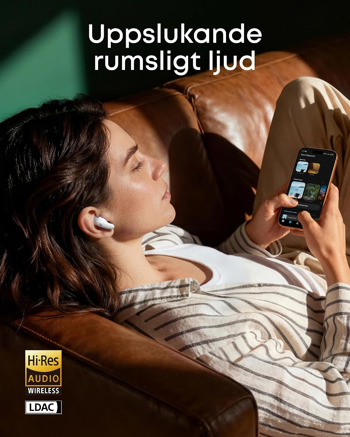 Detalle de Soundcore Liberty Buds D1200 – semi-in-ear-hörlurar med adaptiv ANC