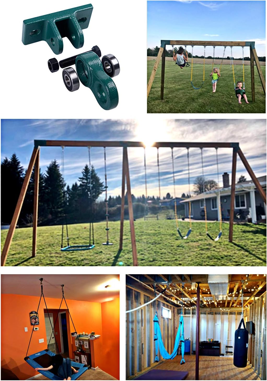 Thumbnail 5 de ABUSA Heavy Duty Swing Hangers 5000 lb 🪢