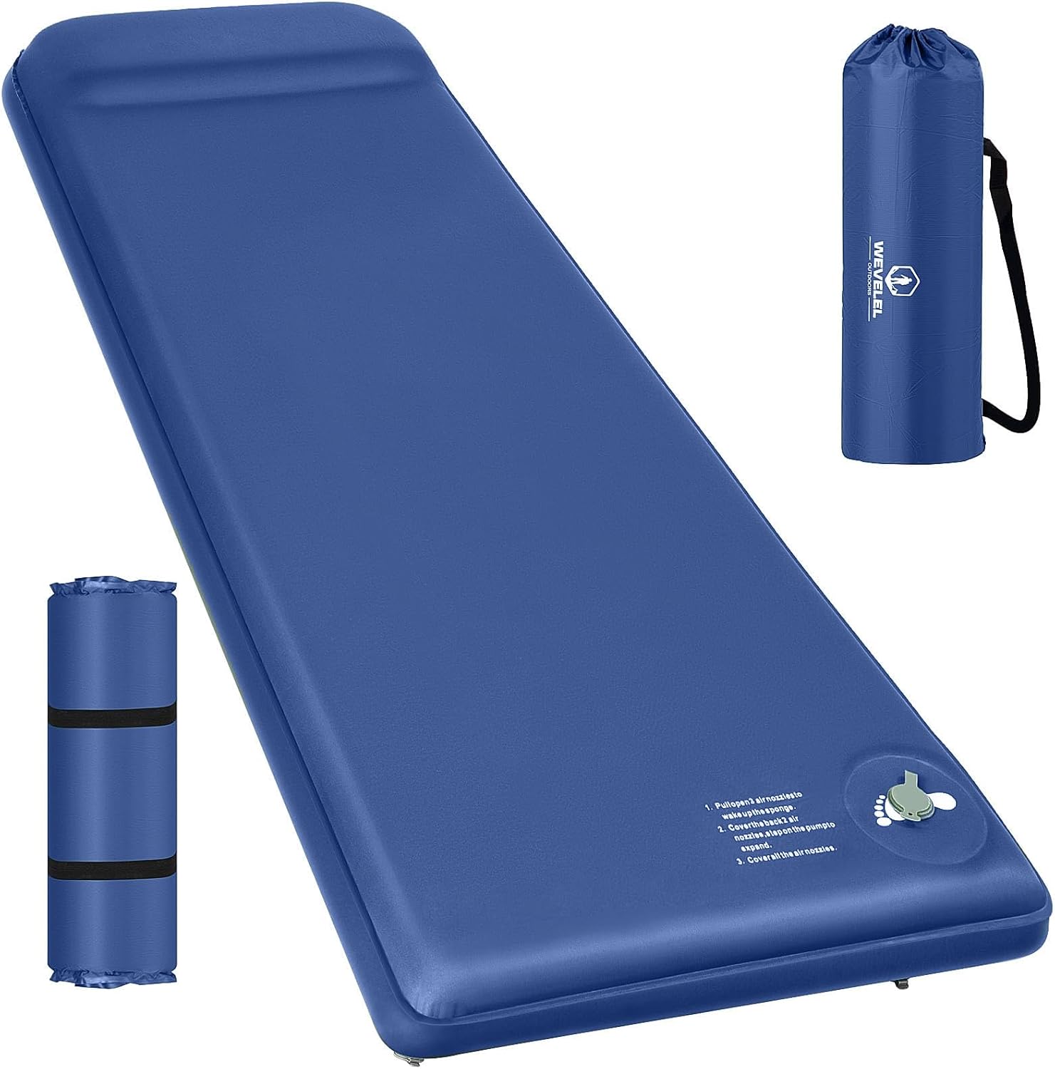 Thumbnail 6 de Wevelel Memory Sleeping Pad (3.1" Ultra-Thick Foam) with 9.5 R-Value Insulation
