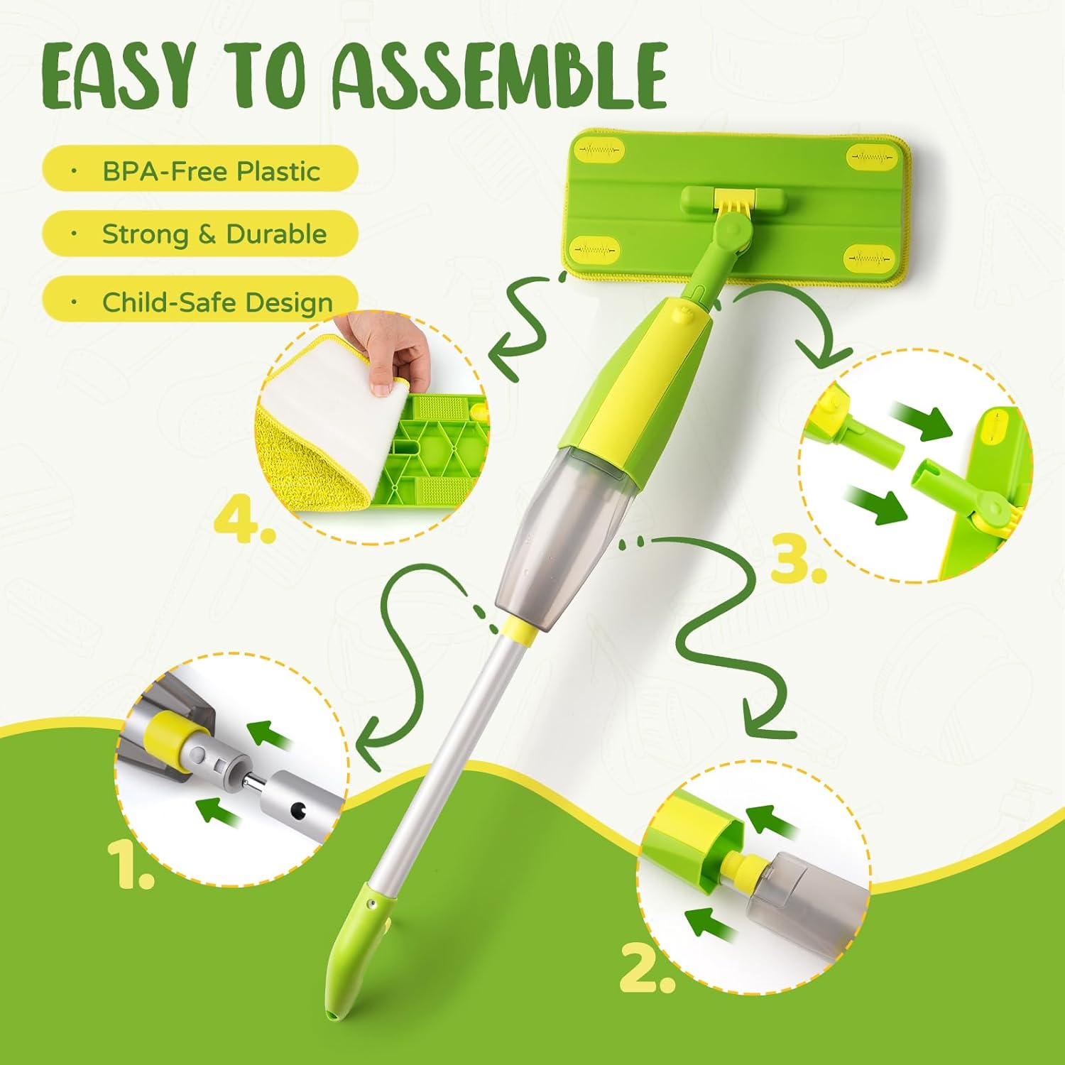 Detalle de Kids Cleaning Toy Set 3+ with Spray Mop