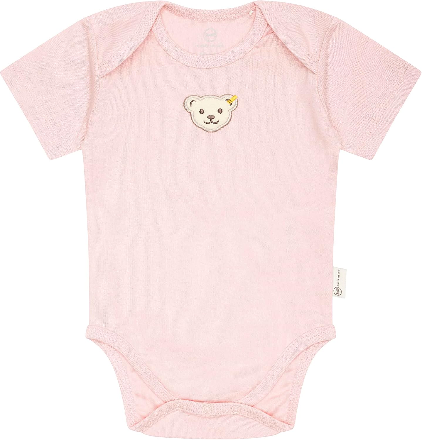 Detalle de Steiff Baby-Body mit Amerikanischem Kragen – Kurzarm, 1er Pack