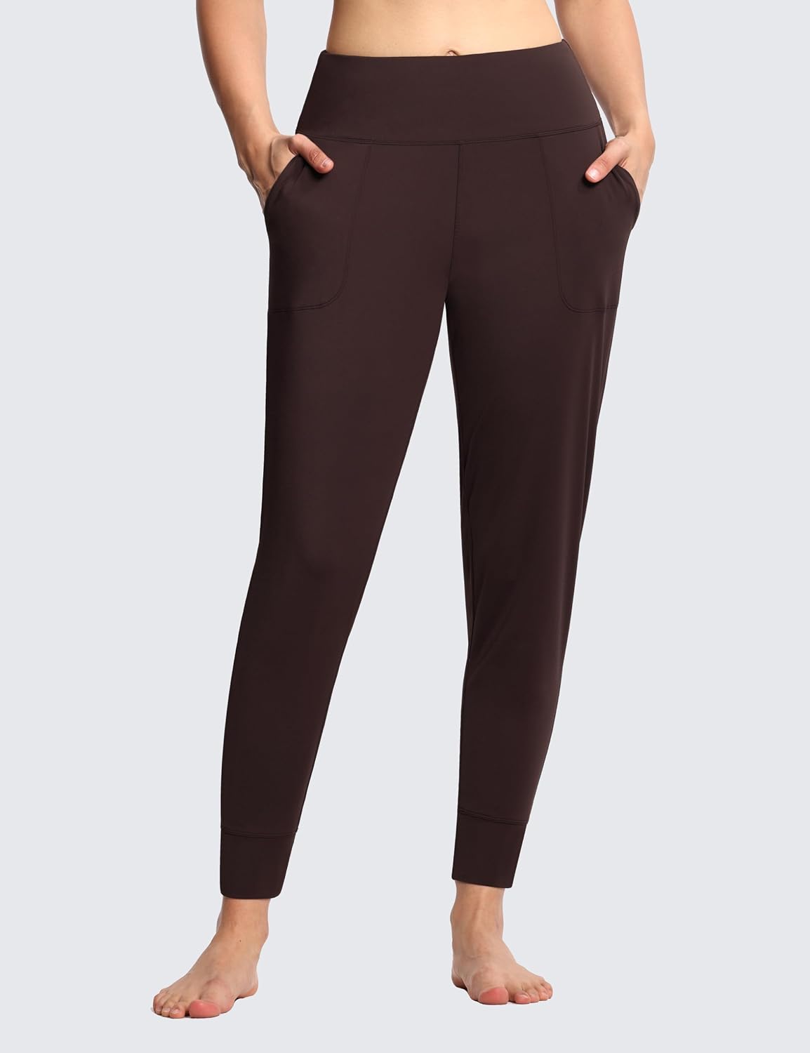 Thumbnail 4 de THE GYM PEOPLE Jogginghose Damen – leichte Sportleggings mit High Waist, 4-Wege-Stretch & Seitentaschen