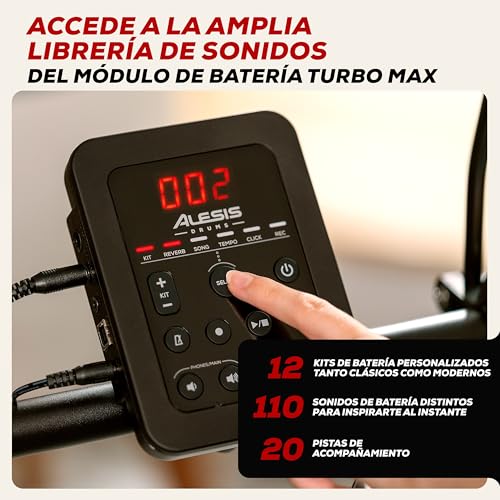 Thumbnail 6 de Alesis Turbo Max: batería electrónica todo en uno para empezar a tocar sin ruido