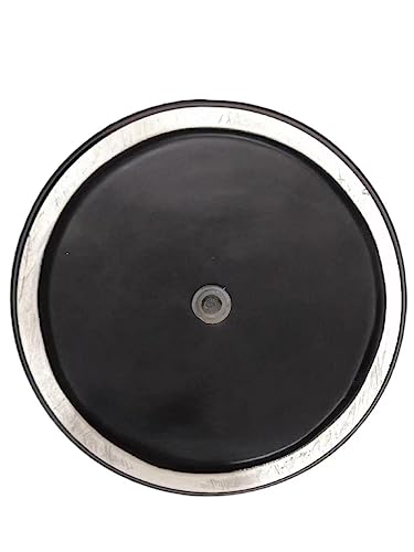 Thumbnail 3 de Amazon Basics maceta redonda de cerámica estriada (20,3 cm) en negro