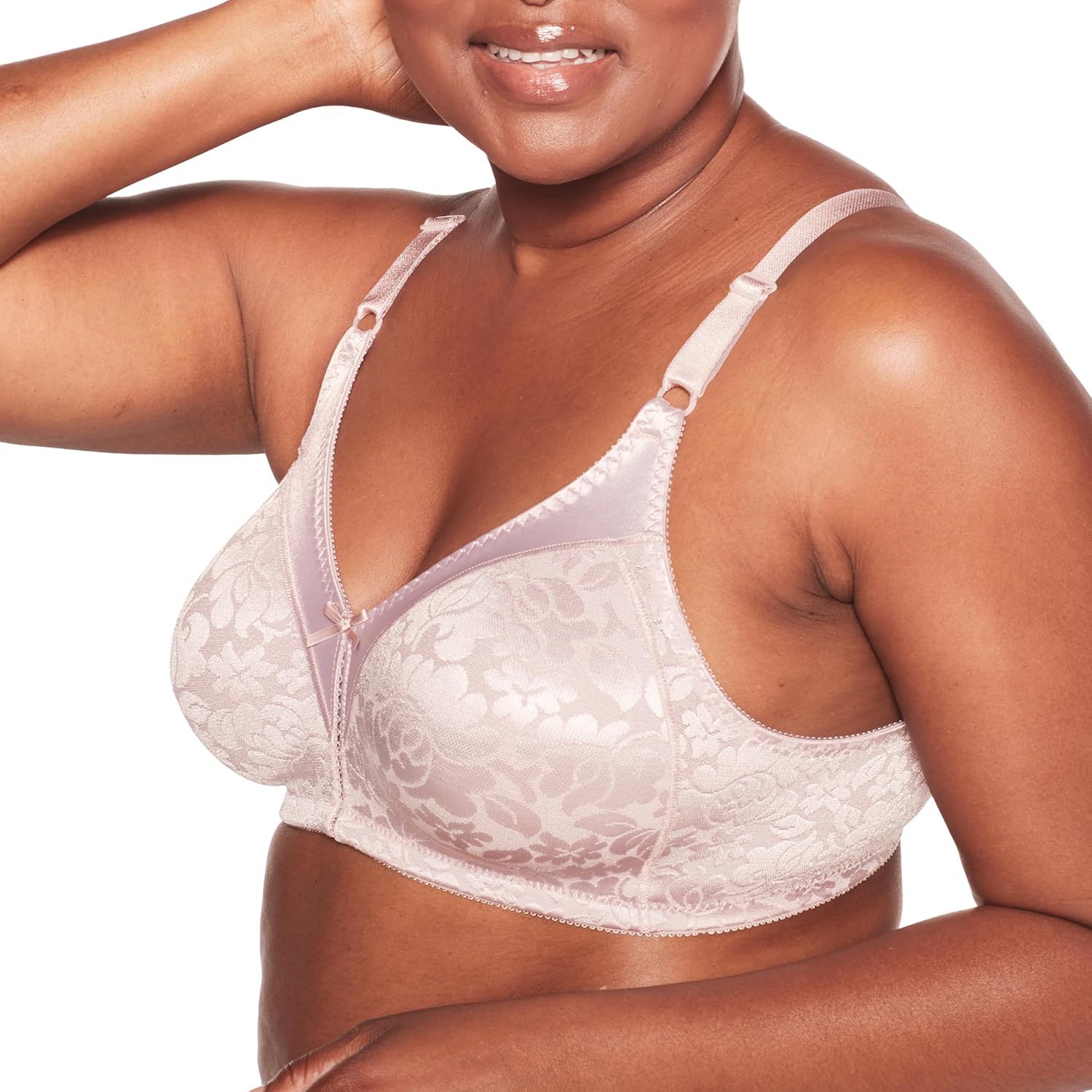 Thumbnail 1 de Bali Women's Wireless Lace Bra with Double Support and Stay-in-Place Straps