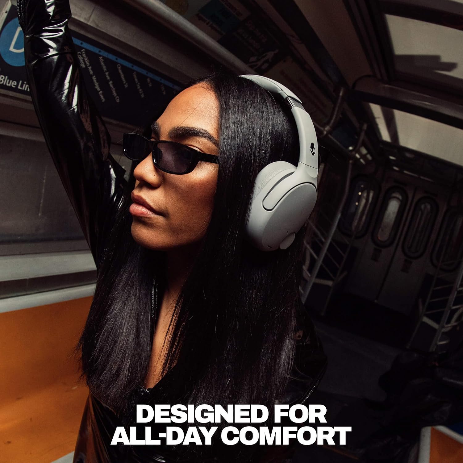 Detalle de Skullcandy Crusher 720 Wireless Headphones, THX Spatial Audio, 65-Hour Battery