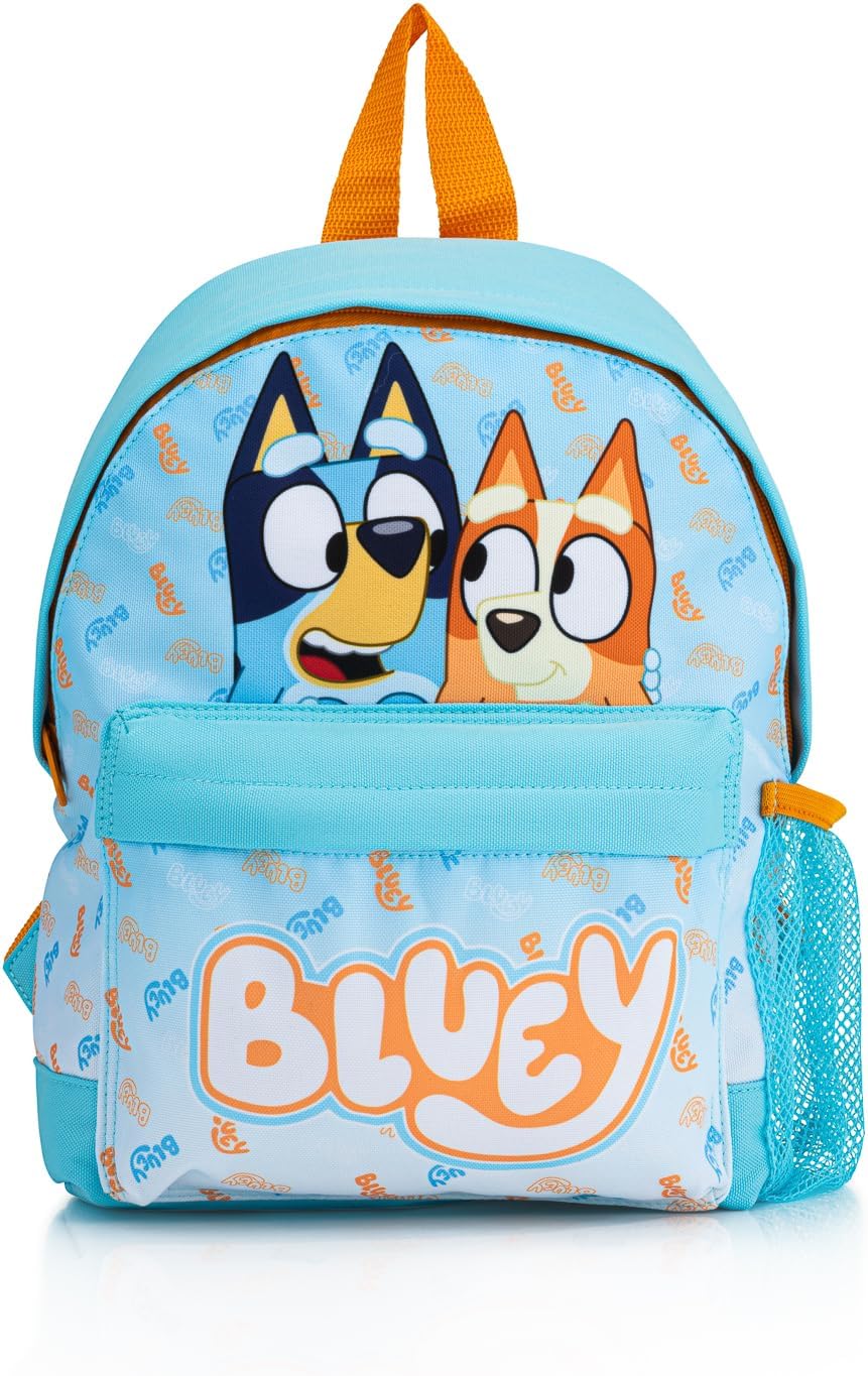 Detalle de Bluey Backpack 4-Piece School Set for Boys (Ages 2–7) with Lunch Bag, Water Bottle and Pencil Case
