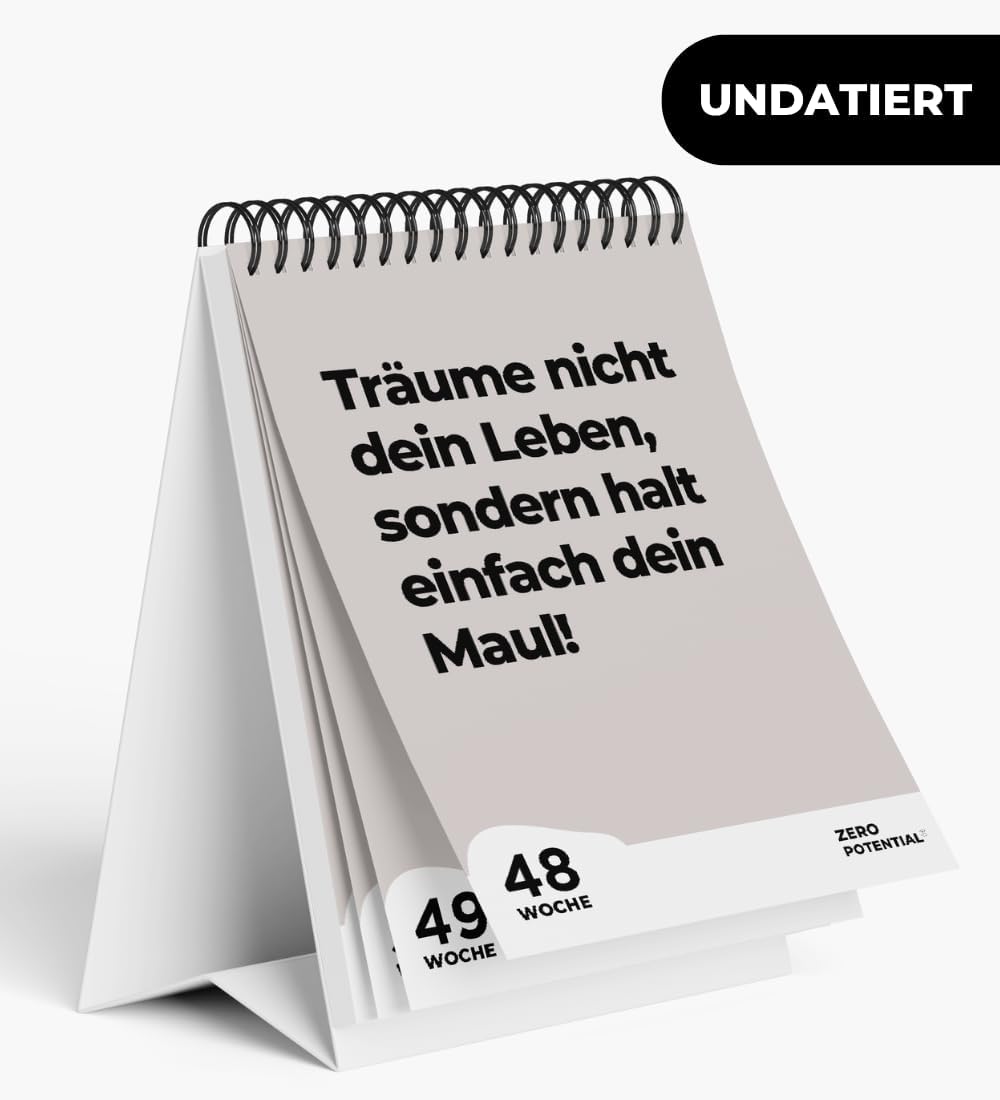 Thumbnail 5 de Demotivierender Tischkalender undatiert – 52 unmotivierende Sprüche für Bürodeko und Kollegen