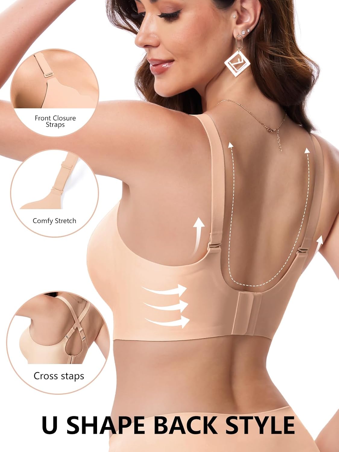 Thumbnail 2 de COCOMARTS Jelly Bra for Women, Seamless Comfort 🩲