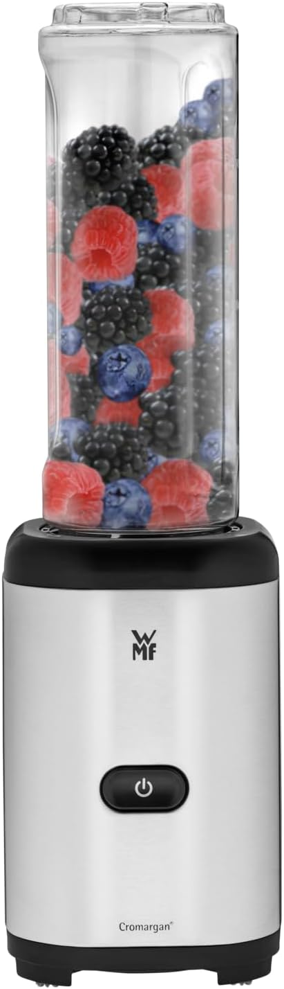 Detalle de WMF Kult X Mix & Go Mini Smoothie Maker – kompakter 300-Watt Mixer mit To-Go-Behälter