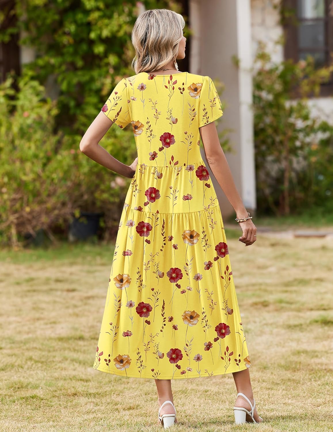 Thumbnail 5 de Zeagoo Summer Dresses for Women 2026 Maxi Bohemian Floral Dress